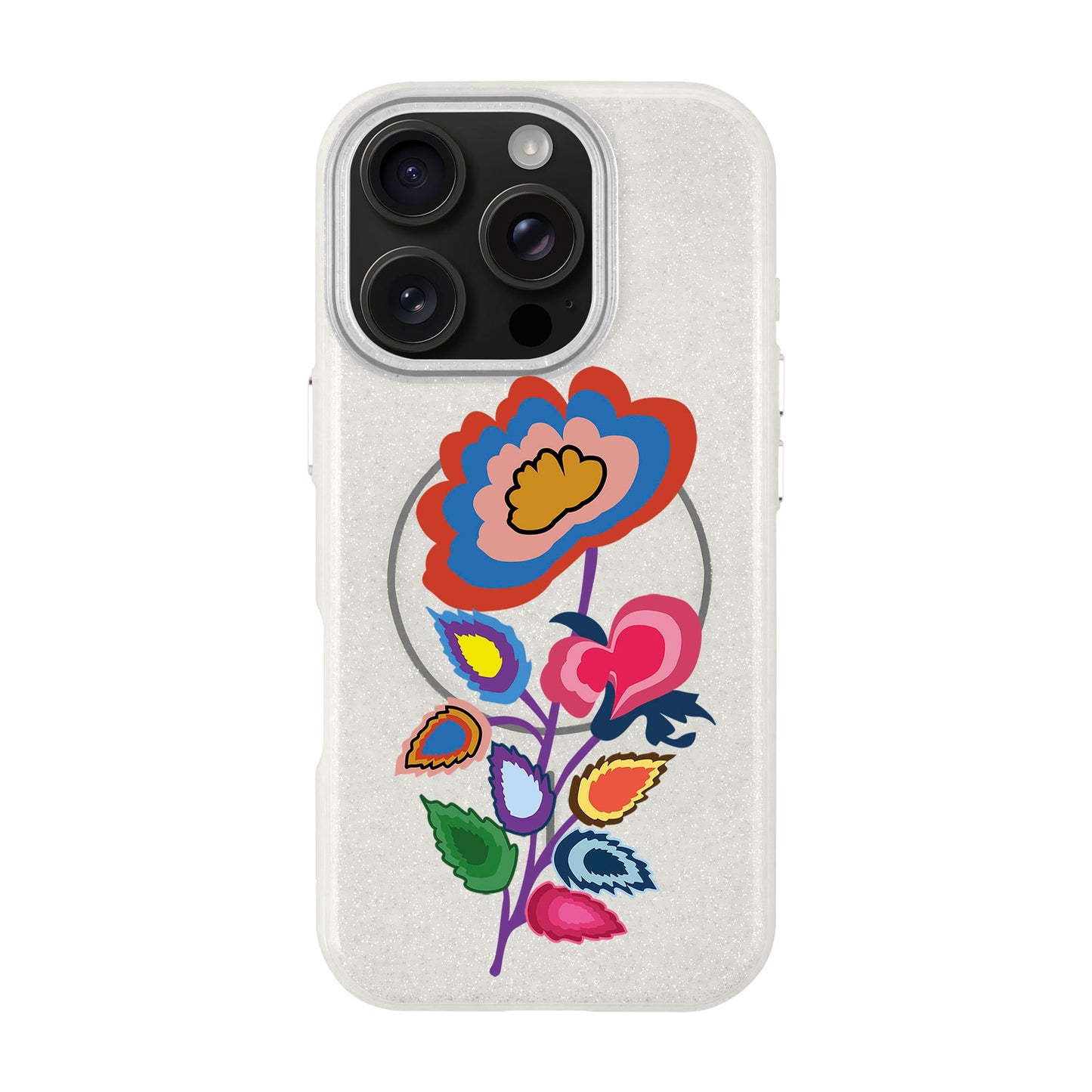 KNITTED FLOWER-iPhone 16 Pro Radiant Kılıf MagSafe Özellikli