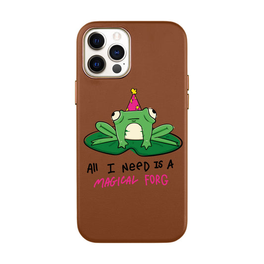 FORG-iPhone X / Xs Leather Kılıf