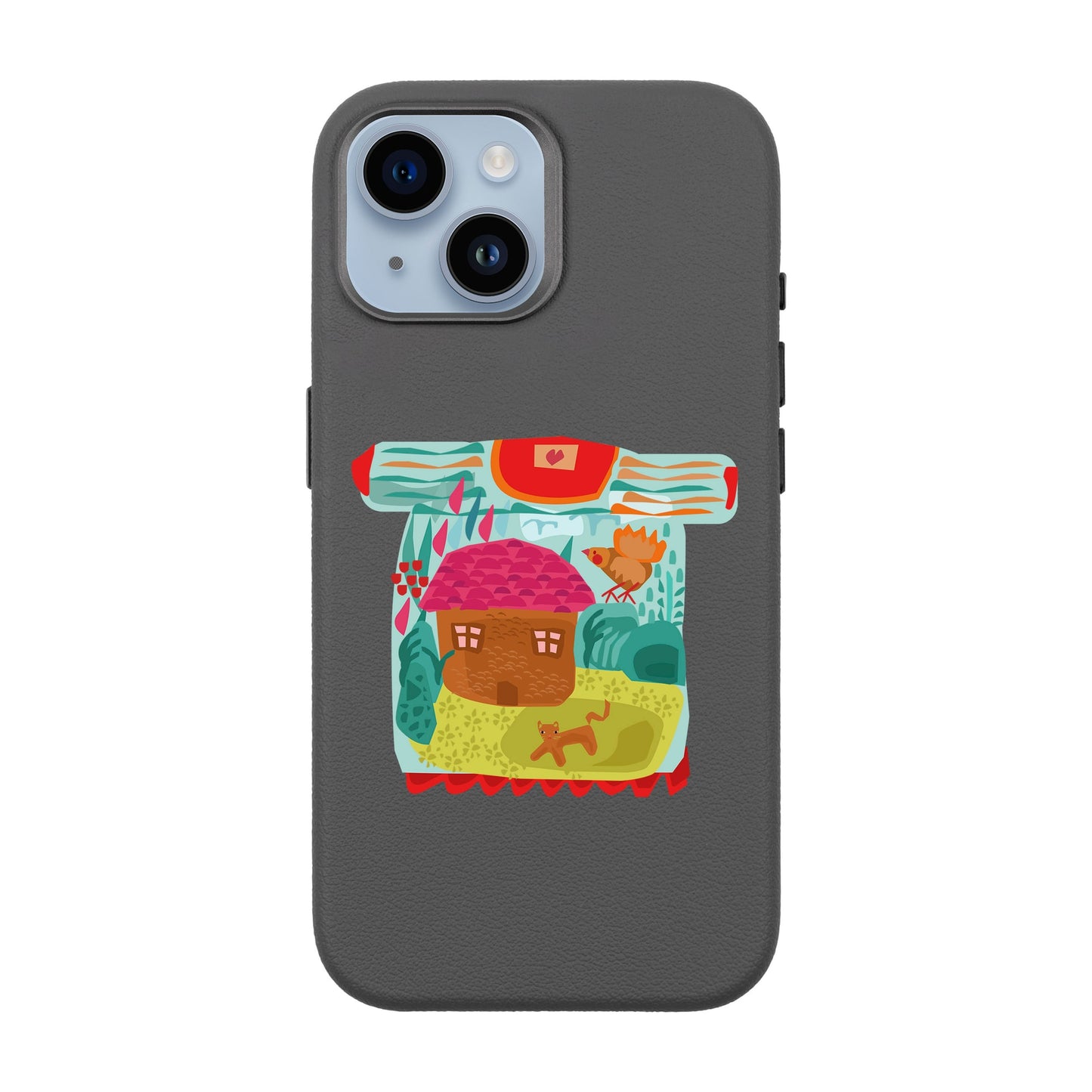 SİHİRLİ KAZAK-iPhone 14 Leather Premium Kılıf MagSafe Özellikli