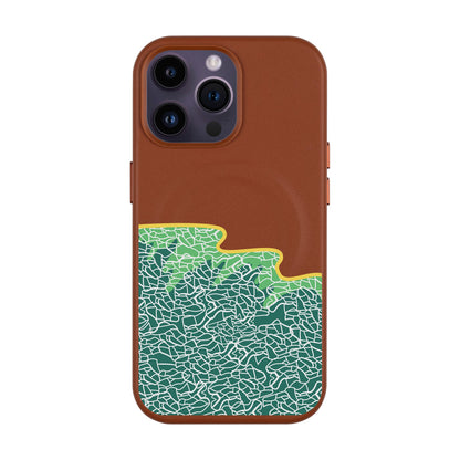 SEA-iPhone 14 Pro Max Leather Kılıf MagSafe Özellikli