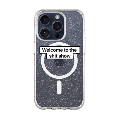 WELCOME-iPhone 15 Pro Shiny Kılıf MagSafe Özellikli