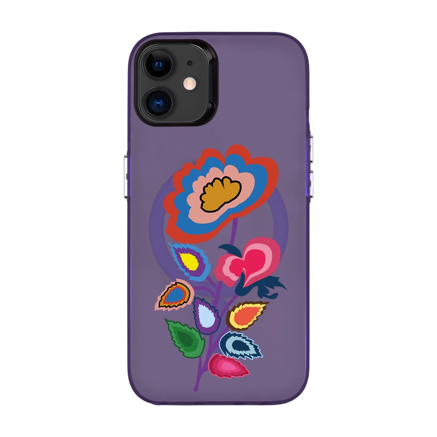 KNITTED FLOWER-iPhone 11 Hold Kılıf MagSafe Özellikli