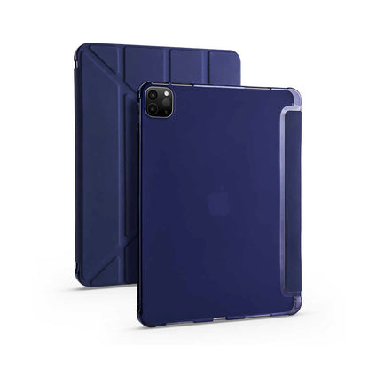 Apple iPad Pro 11 inç 2020 (2.Nesil)-Trigon Folding Kalemlikli Standlı Kılıf