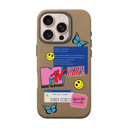ARE YOU READY-iPhone 16 Pro Leather Premium Kılıf MagSafe Özellikli
