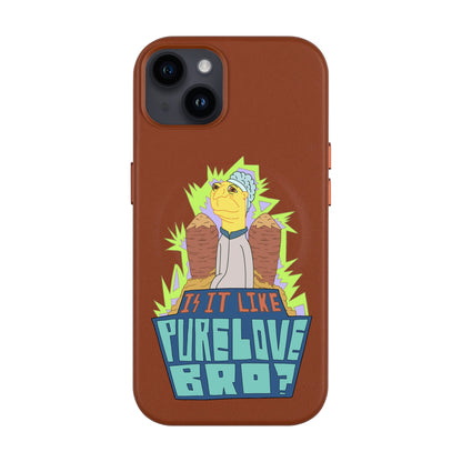 PURE LOVE-iPhone 14 Plus Leather Kılıf MagSafe Özellikli