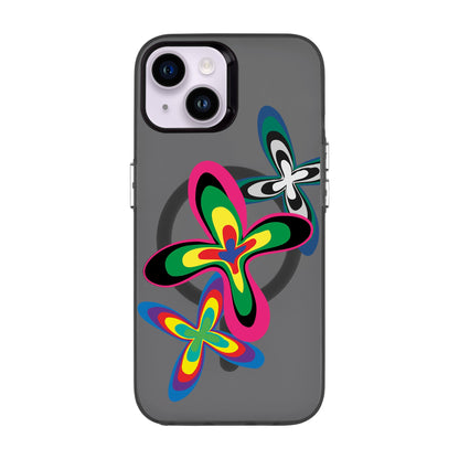COLOR FLOWER-iPhone 14 Hold Kılıf MagSafe Özellikli