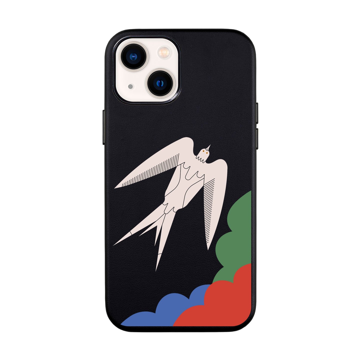 L’OISEAU LIBRE-iPhone 14 Leather Kılıf
