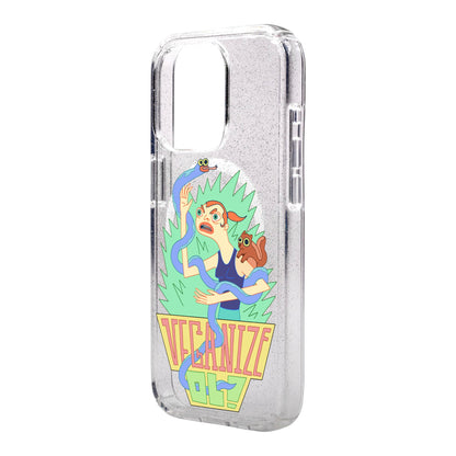 VEGANİZE-iPhone 15 Pro Max Shiny Kılıf MagSafe Özellikli