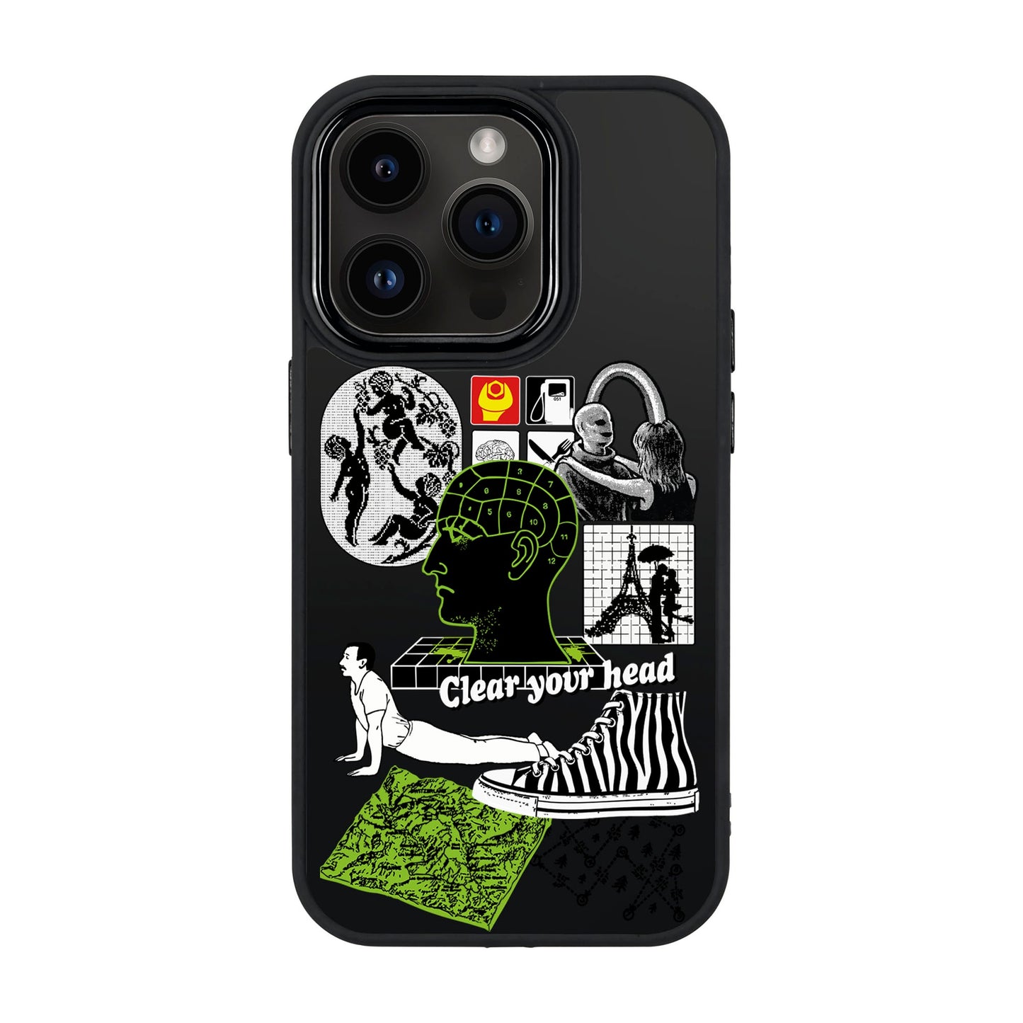 CLEAR YOUR HEAD-iPhone 14 Pro Proof Kılıf