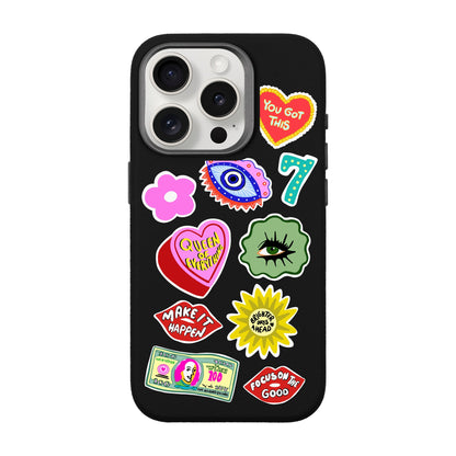 HM STICKERS-iPhone 15 Pro Leather Premium Kılıf MagSafe Özellikli