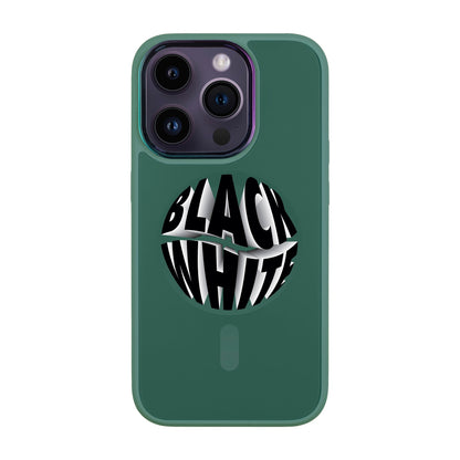 BLACK WHITE-iPhone 13 Pro Vigor Kılıf MagSafe Özellikli