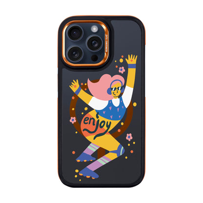 ENJOY-iPhone 15 Pro Max Dark Kılıf MagSafe Özellikli