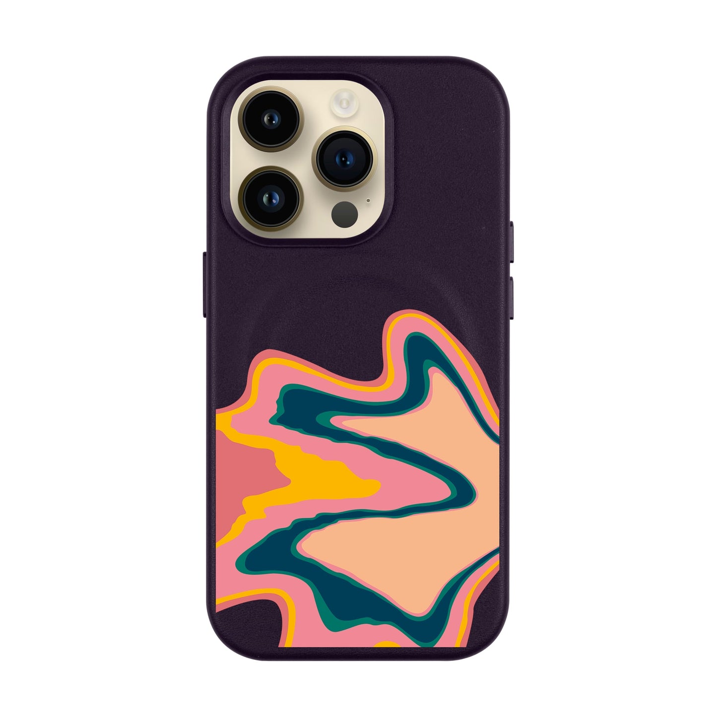 US IN ESSENCE-Leather Kılıf MagSafe Özellikli - iPhone 14 Pro