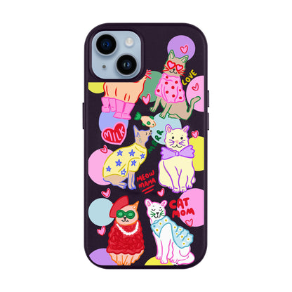 CAT MOM-iPhone 14 Plus Leather Kılıf MagSafe Özellikli