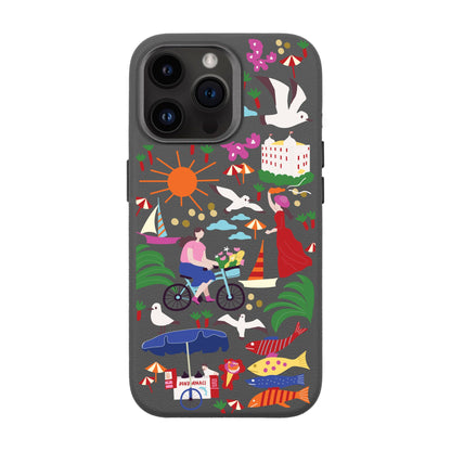 TO'S WITH US ADALAR-iPhone 14 Pro Max Leather Premium Kılıf MagSafe Özellikli