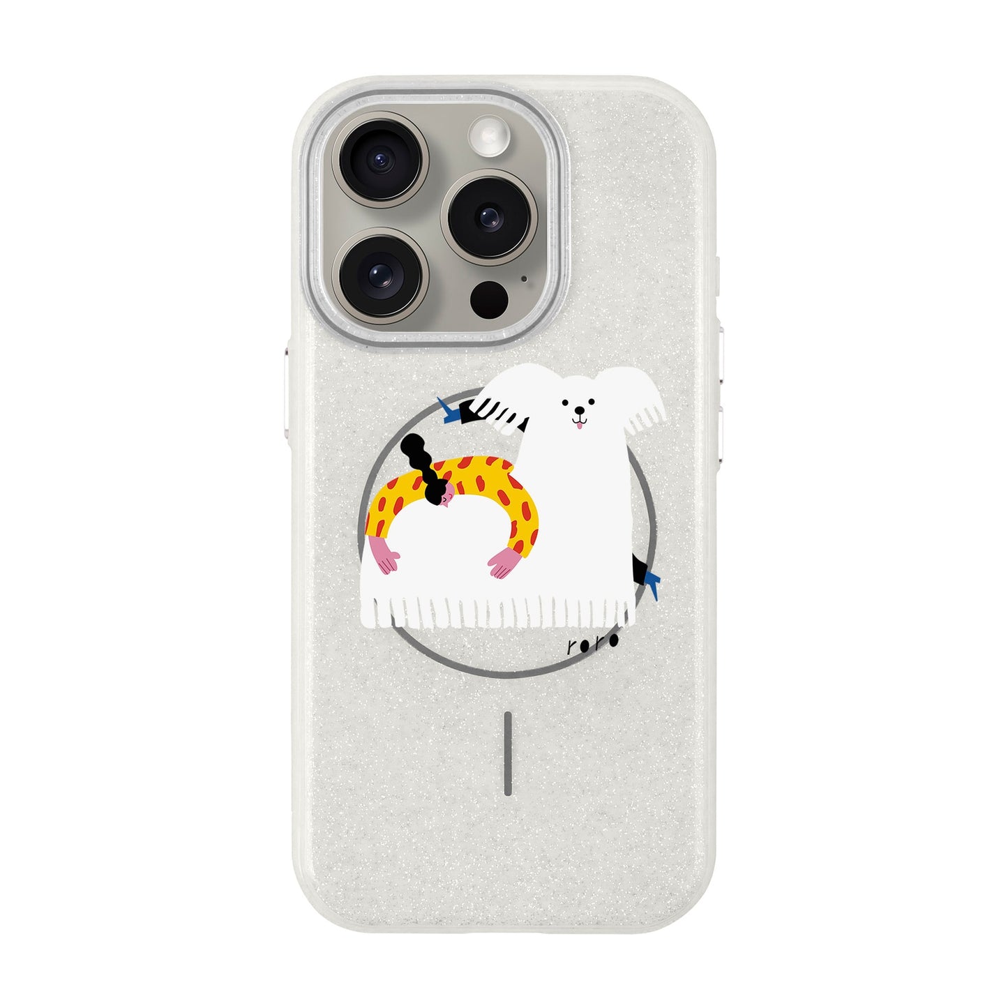 FANCY DOG-iPhone 15 Pro Radiant Kılıf MagSafe Özellikli