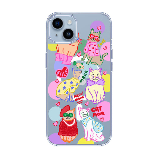 CAT MOM-iPhone 14 Plus Solid Kılıf MagSafe Özellikli