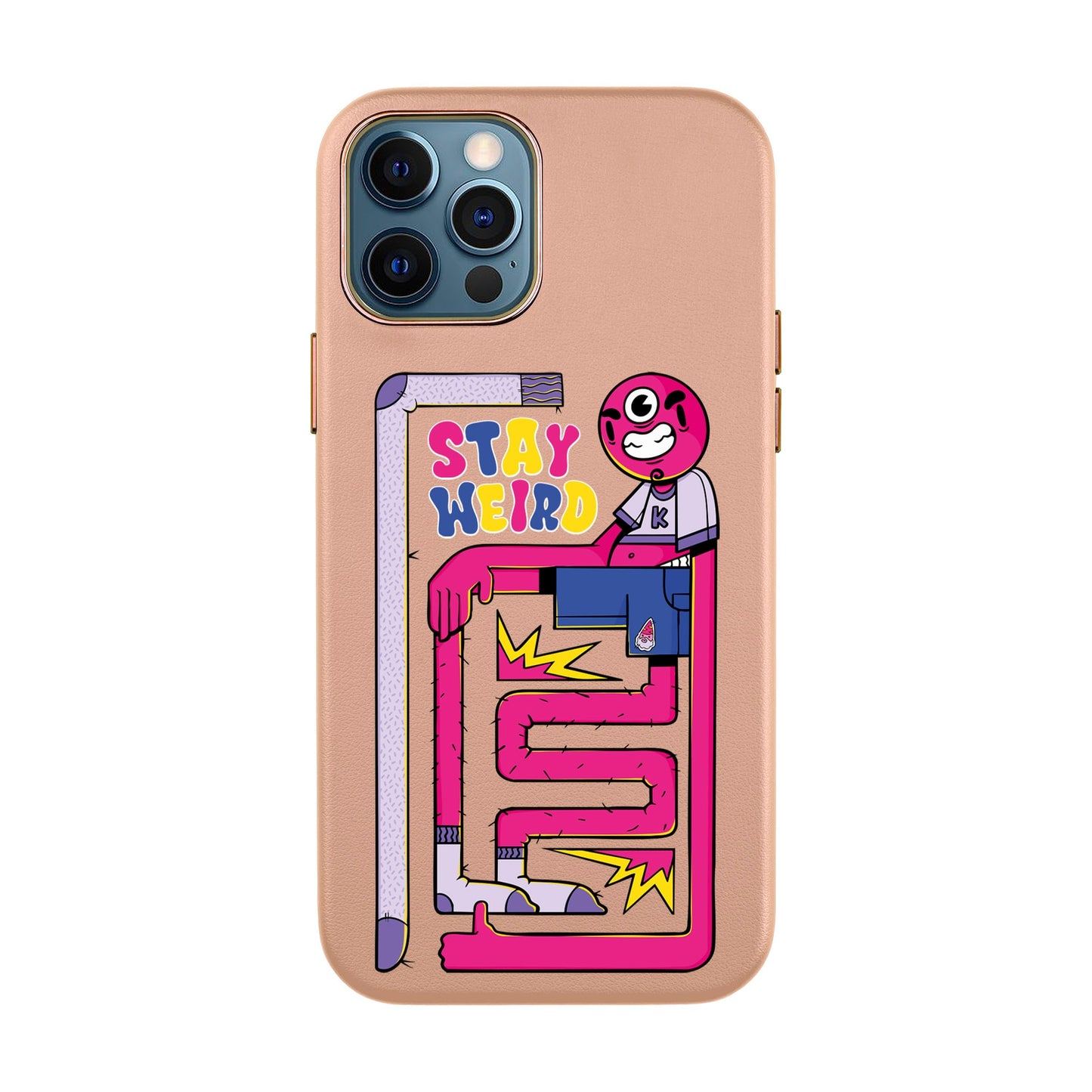 OG TOOTHY-iPhone XR Leather Kılıf