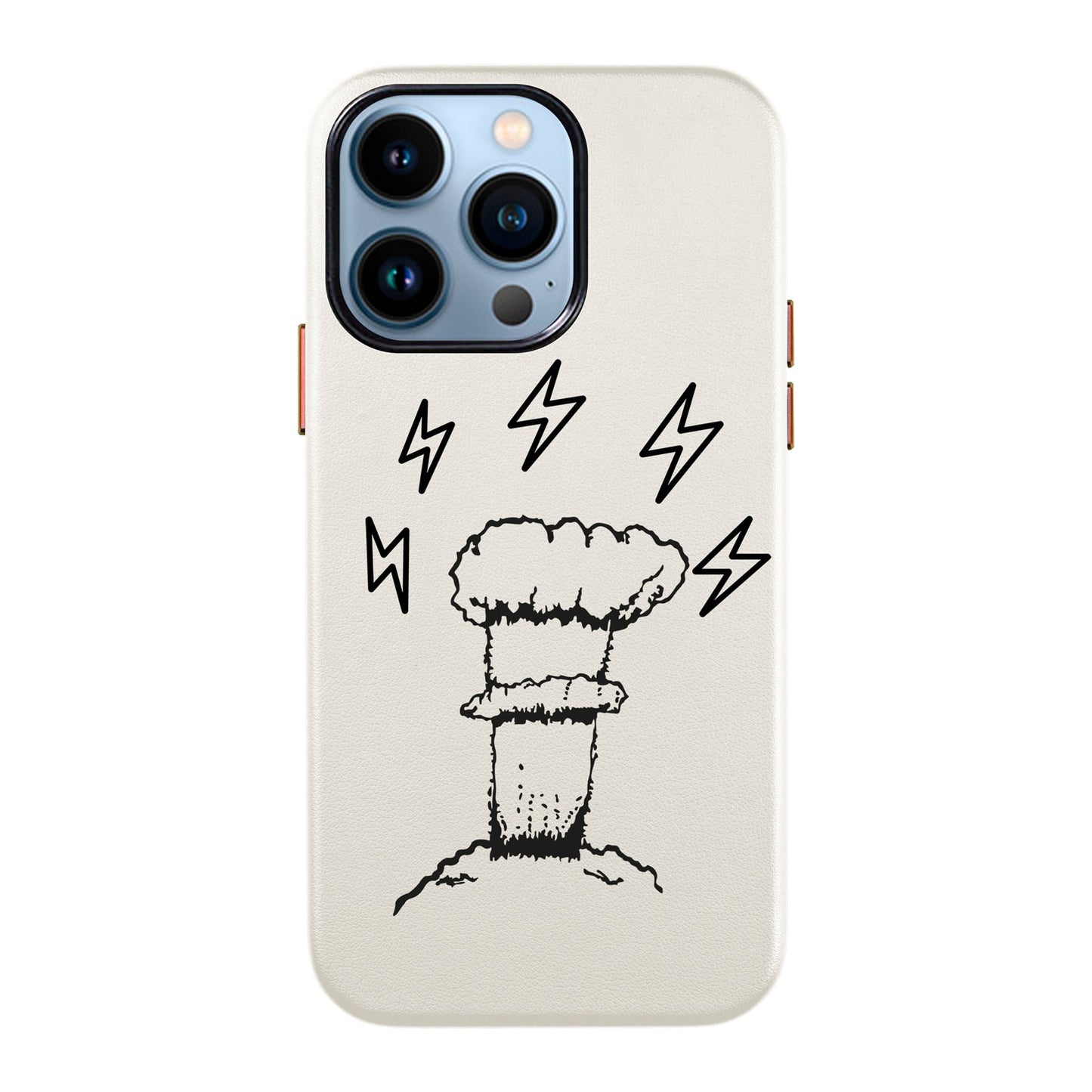 VOLCANIC-iPhone 13 Pro Leather Kılıf