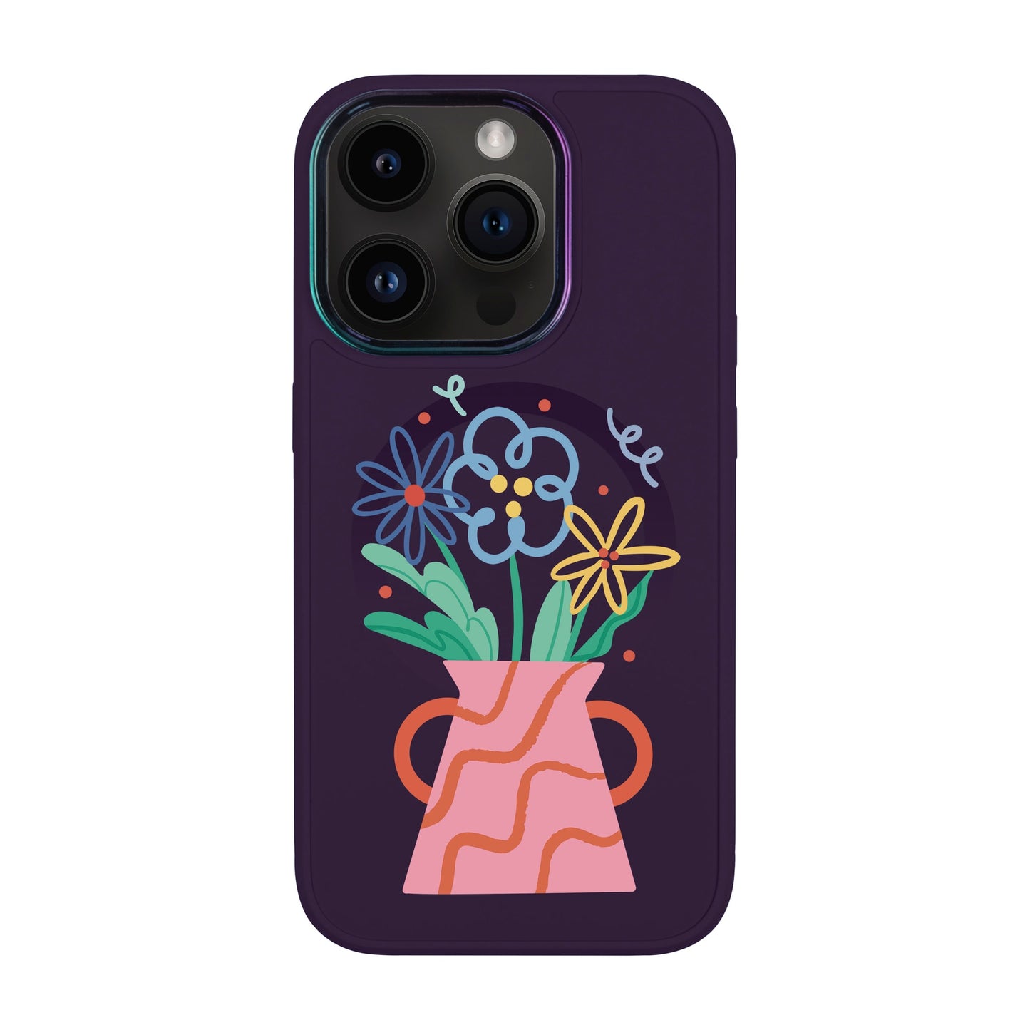 PINK VASE-iPhone 13 Pro Vigor Kılıf MagSafe Özellikli