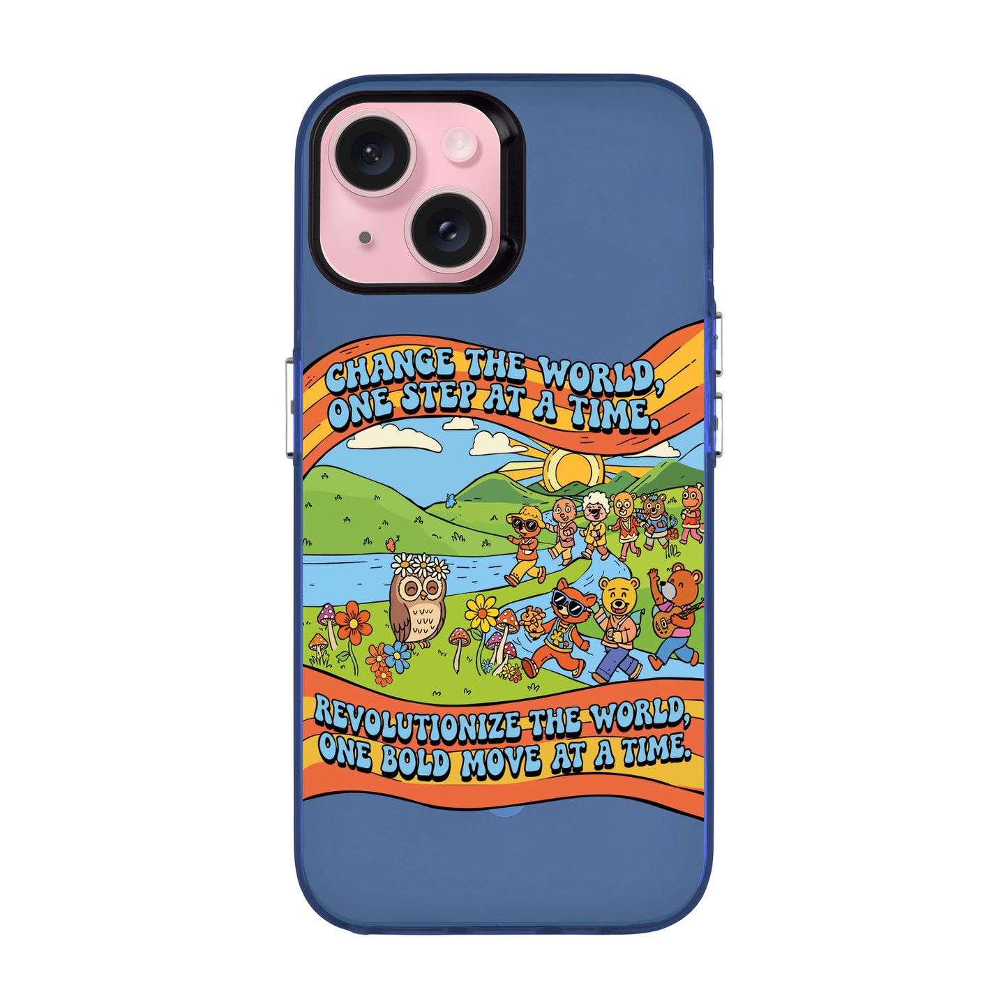 CHANGE THE WORLD-iPhone 15 Hold Kılıf MagSafe Özellikli