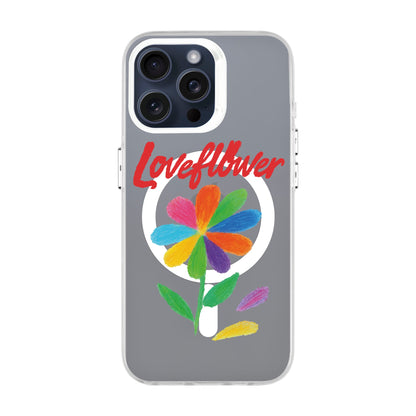 LOVE FLOWER-iPhone 15 Pro Max Hold Kılıf MagSafe Özellikli