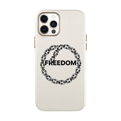 FREEDOM-iPhone 11 Pro Max Leather Kılıf