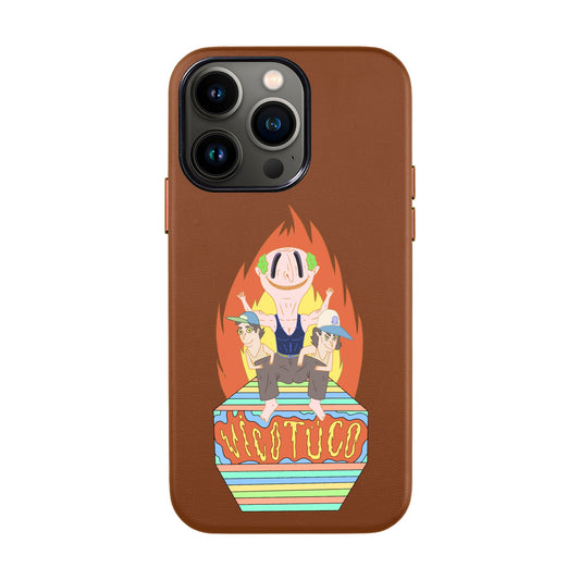 VİCOTÜCO ADAM-iPhone 13 Pro Max Leather Kılıf