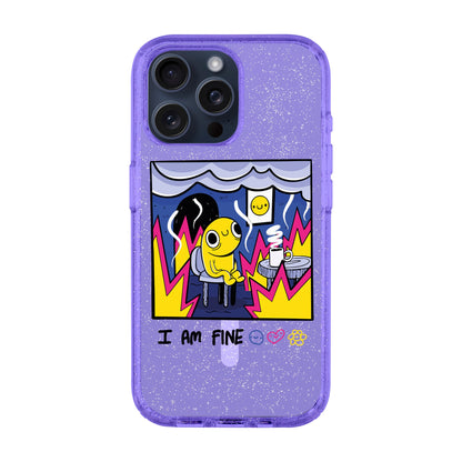 I AM FINE-iPhone 15 Pro Max Shiny Kılıf MagSafe Özellikli