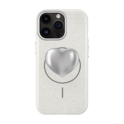 SILVER HEART-iPhone 14 Pro Max Radiant Kılıf MagSafe Özellikli