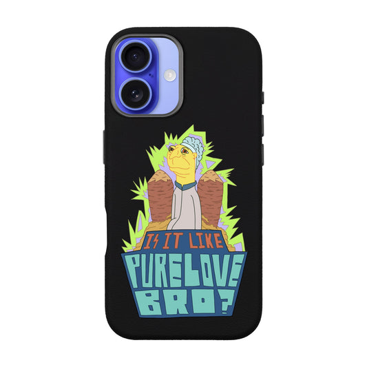 PURE LOVE-iPhone 16 Plus Leather Premium Kılıf MagSafe Özellikli