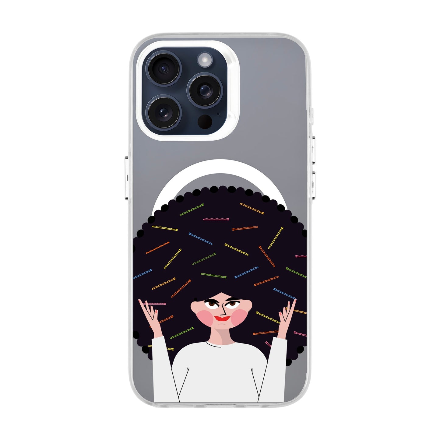 TANGLES OF HAPPINESS-Hold Kılıf MagSafe Özellikli - iPhone 15 Pro Max