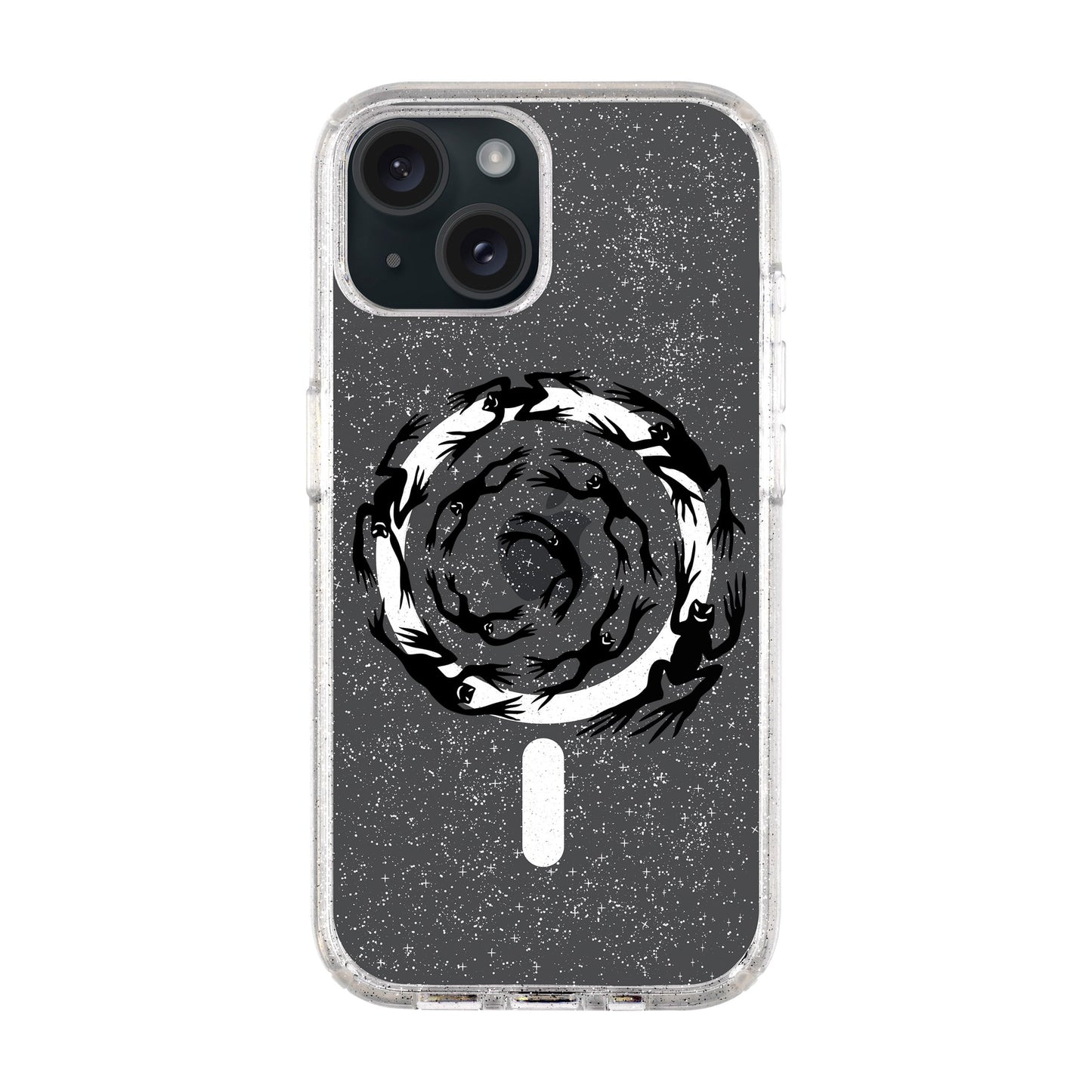 SWIRLING FROGS-iPhone 15 Shiny Kılıf MagSafe Özellikli