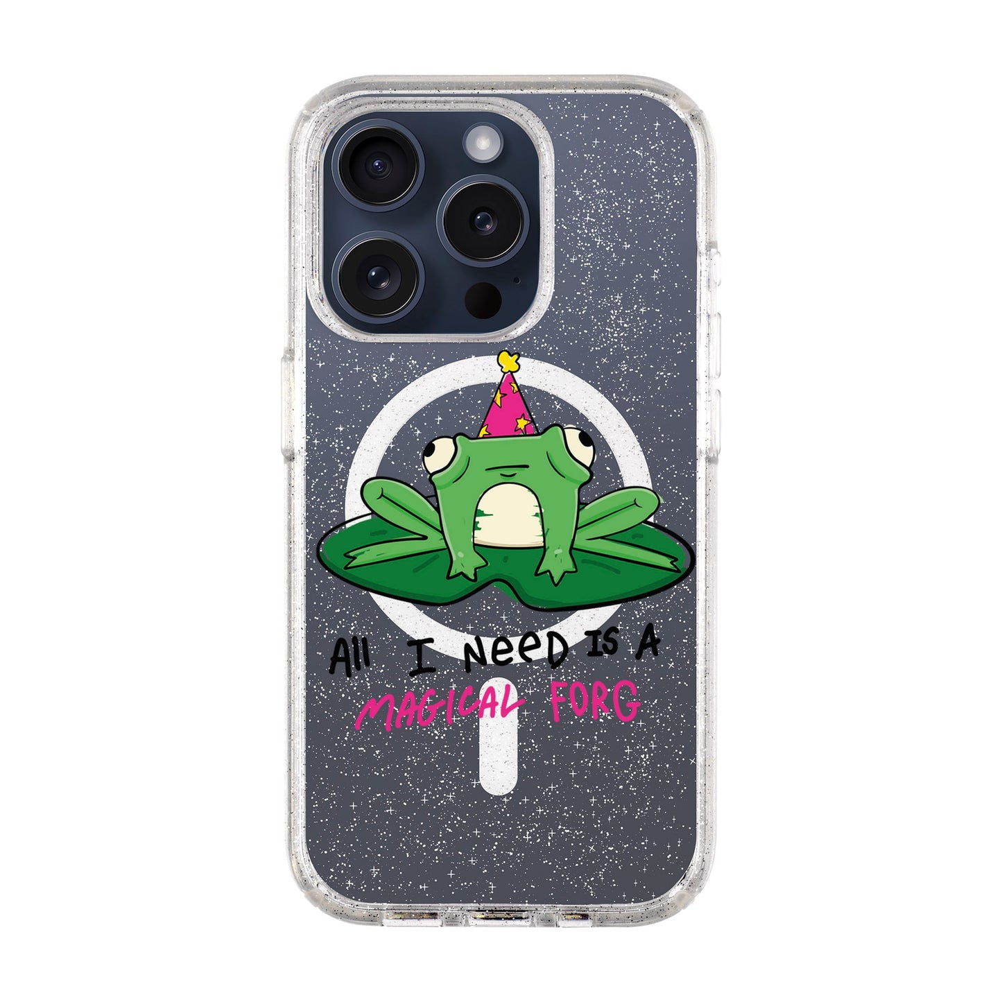FORG-iPhone 15 Pro Shiny Kılıf MagSafe Özellikli