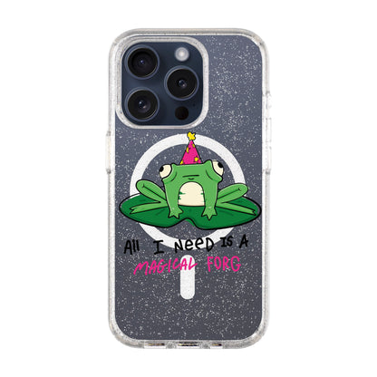 FORG-iPhone 15 Pro Shiny Kılıf MagSafe Özellikli