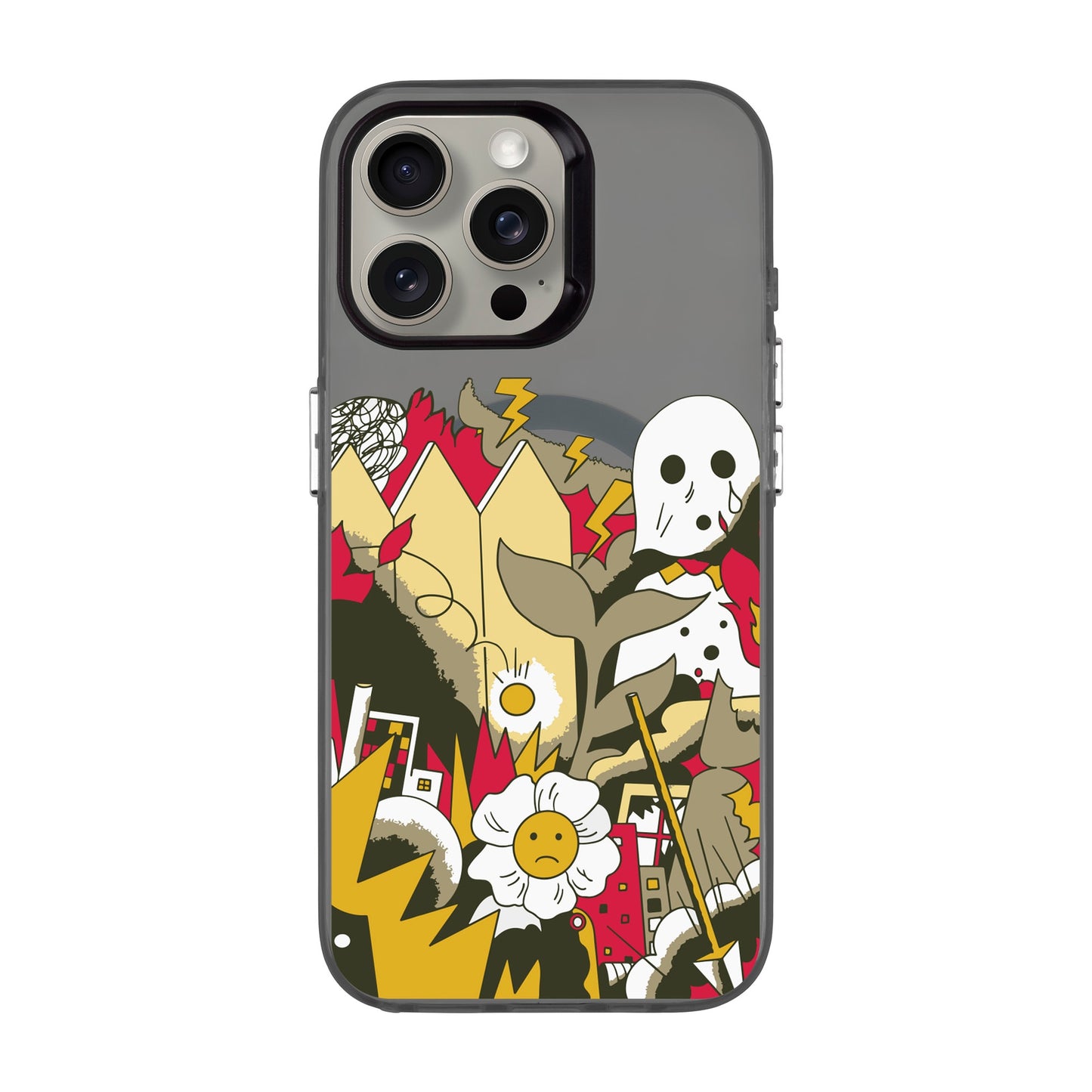 EVERYTHING IS BURNING-Hold Kılıf MagSafe Özellikli - iPhone 15 Pro Max