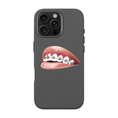 ORTHODONTIST-iPhone 16 Pro Max Leather Premium Kılıf MagSafe Özellikli