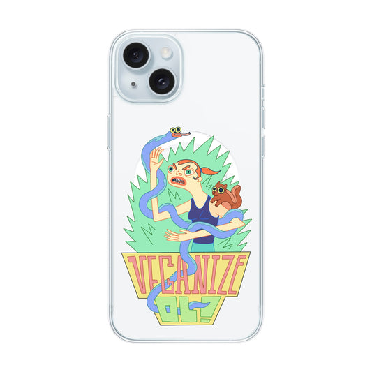 VEGANİZE-iPhone 15 Plus Solid Kılıf MagSafe Özellikli