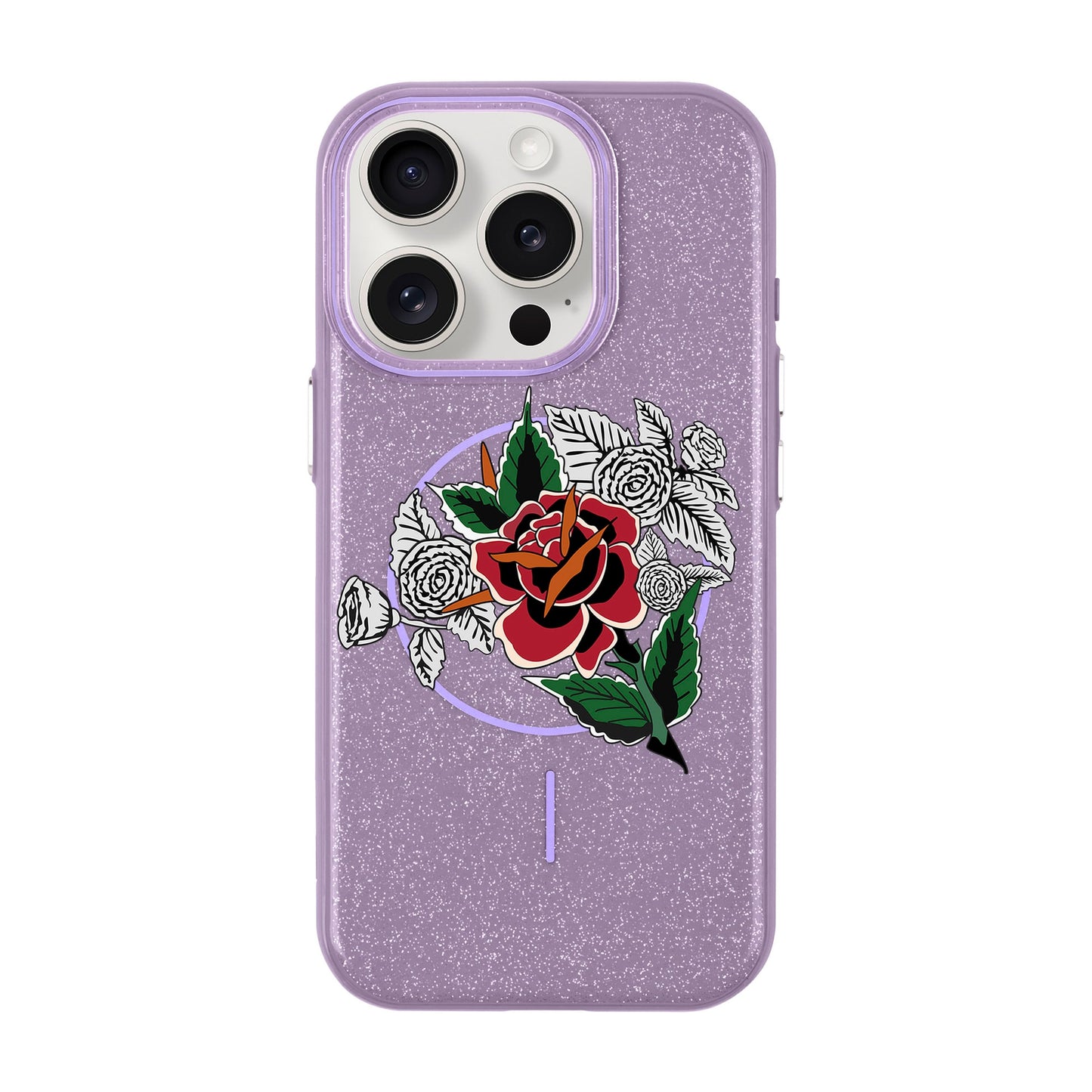 DRY ROSE-Radiant Kılıf MagSafe Özellikli - iPhone 15 Pro