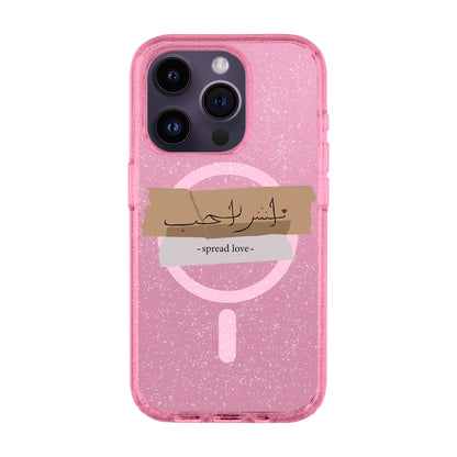 SPREAD LOVE-iPhone 14 Pro Shiny Kılıf MagSafe Özellikli