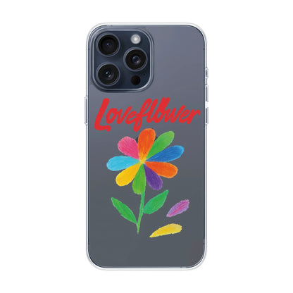 LOVE FLOWER-iPhone 15 Pro Max Solid Kılıf