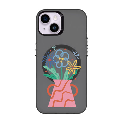 PINK VASE-iPhone 14 Hold Kılıf MagSafe Özellikli