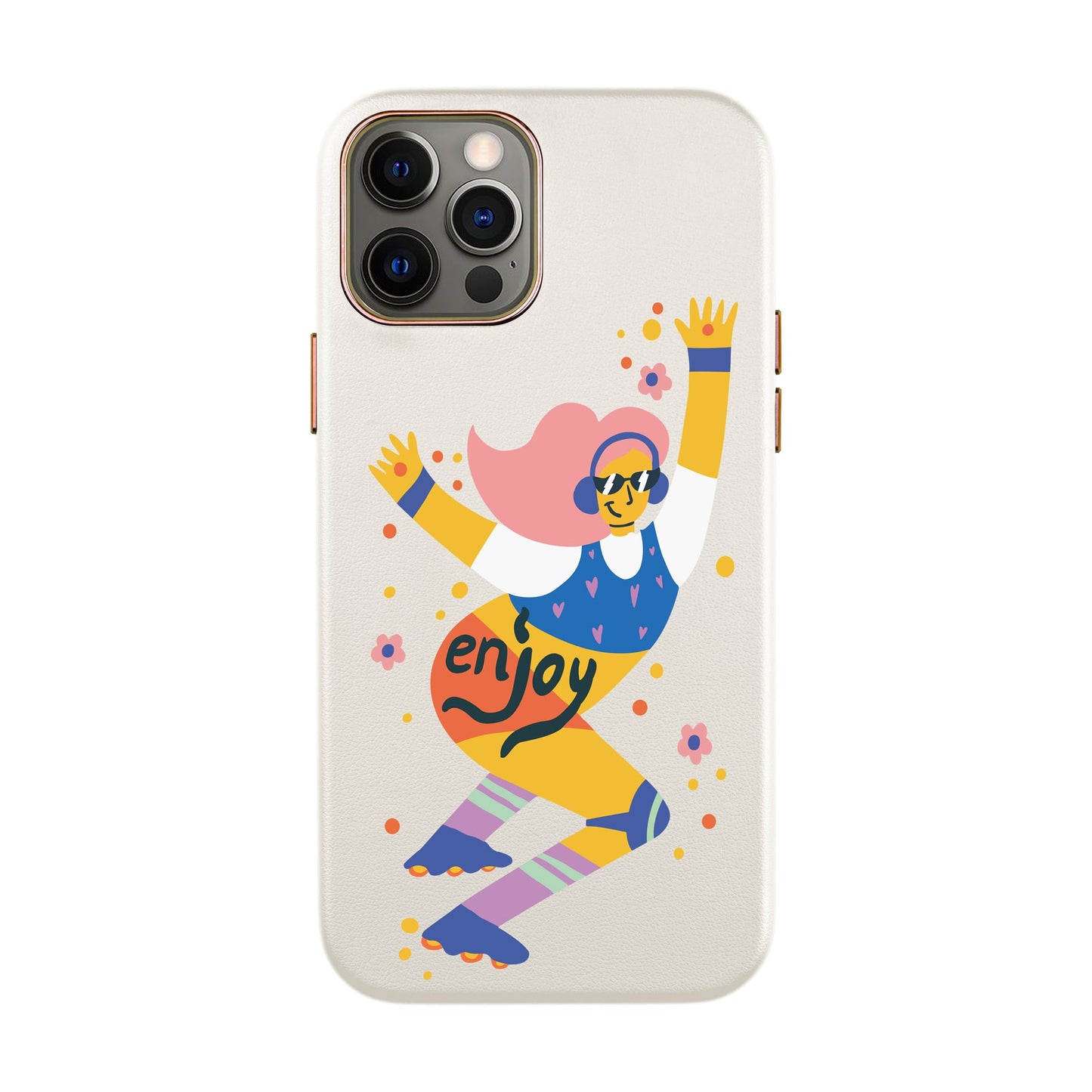 ENJOY-iPhone 12 Pro Max Leather Kılıf