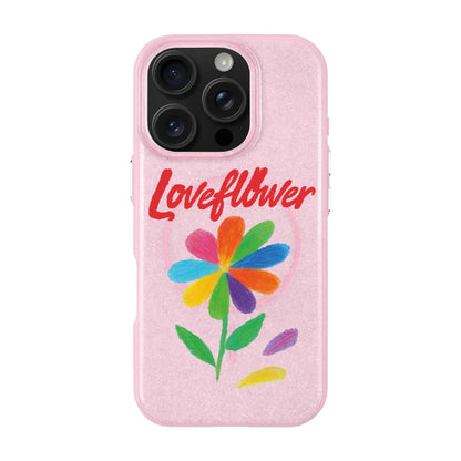 LOVE FLOWER-iPhone 16 Pro Radiant Kılıf MagSafe Özellikli