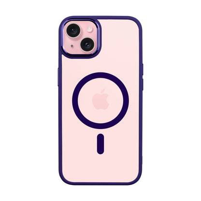 NEW-iPhone 15 Plus Hyaline Kılıf MagSafe Özellikli