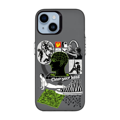 CLEAR YOUR HEAD-iPhone 14 Hold Kılıf MagSafe Özellikli