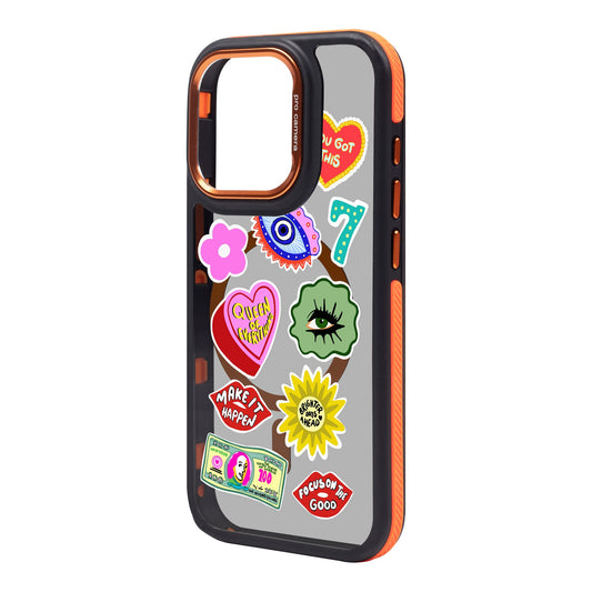 HM STICKERS-iPhone 14 Dark Kılıf MagSafe Özellikli