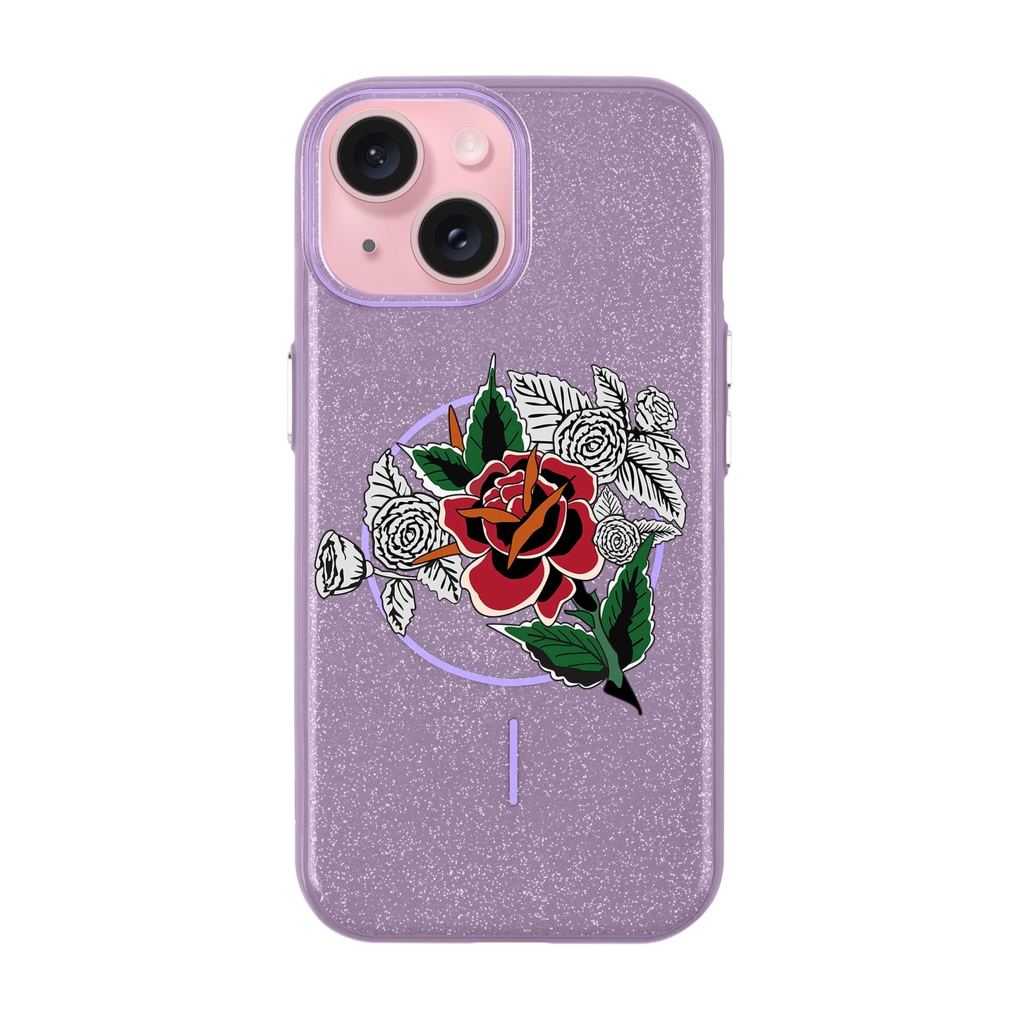 DRY ROSE-Radiant Kılıf MagSafe Özellikli - iPhone 15
