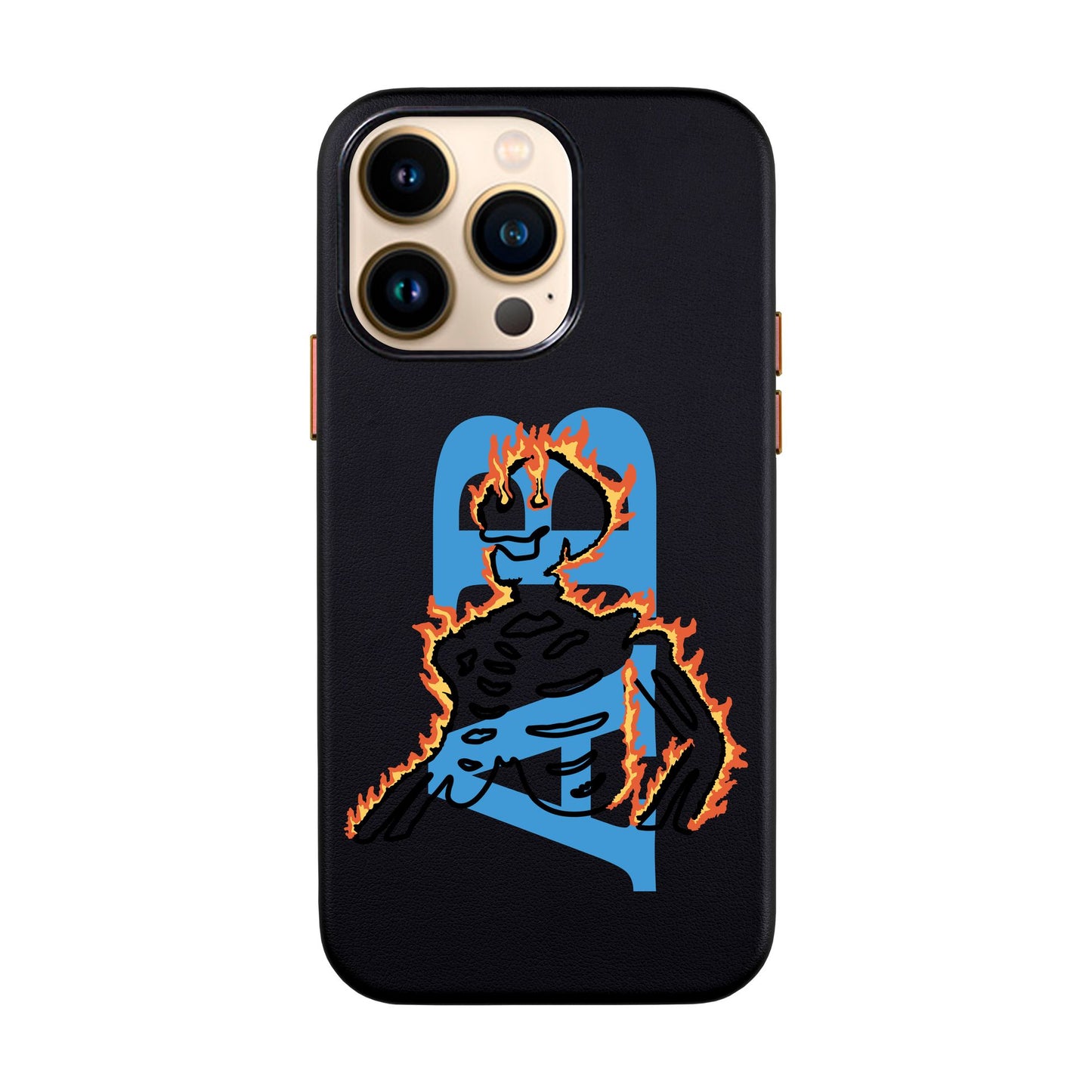 HOT HUMAN KİŞİSELLEŞTİRİLMİŞ-iPhone 13 Pro Leather Kılıf