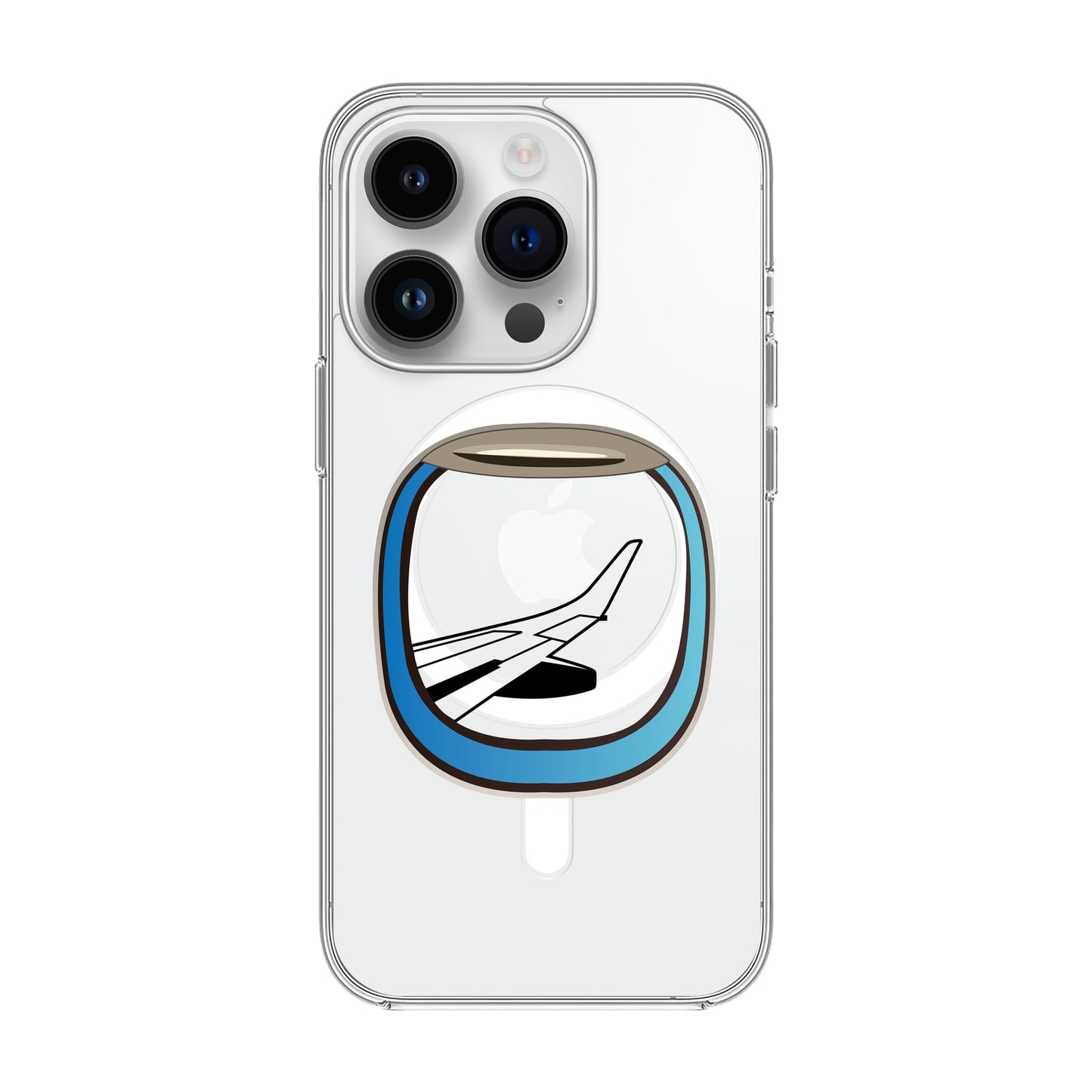 AIRCRAFT WINDOW-iPhone 14 Pro Solid Kılıf MagSafe Özellikli